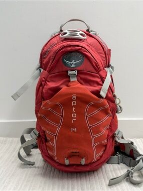 Osprey Raptor 14 Red Daypack